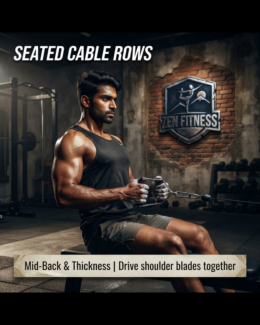 Back day essentials! Seated Cable Rows are a game-changer for building mid-back thickness and strength. Focus