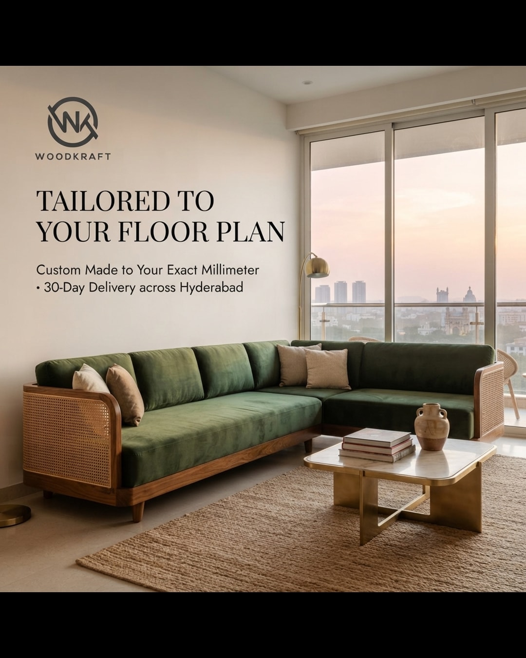Standard furniture leaves dead spaces and awkward gaps in modern apartment floor plans. We handcraft bespoke s